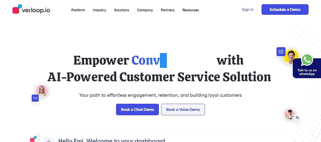 Verloop.io (Best AI Chatbots)