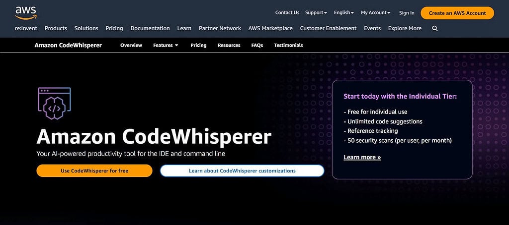 Amazon CodeWhisperer