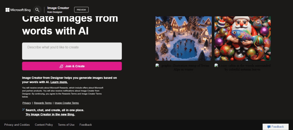 Microsoft Bing AI