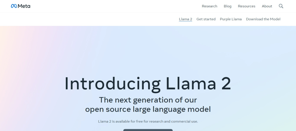 Llama 2 (Best AI Chatbots)
