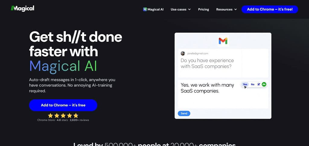 Magical AI (Best Ai Chrome Plugin)