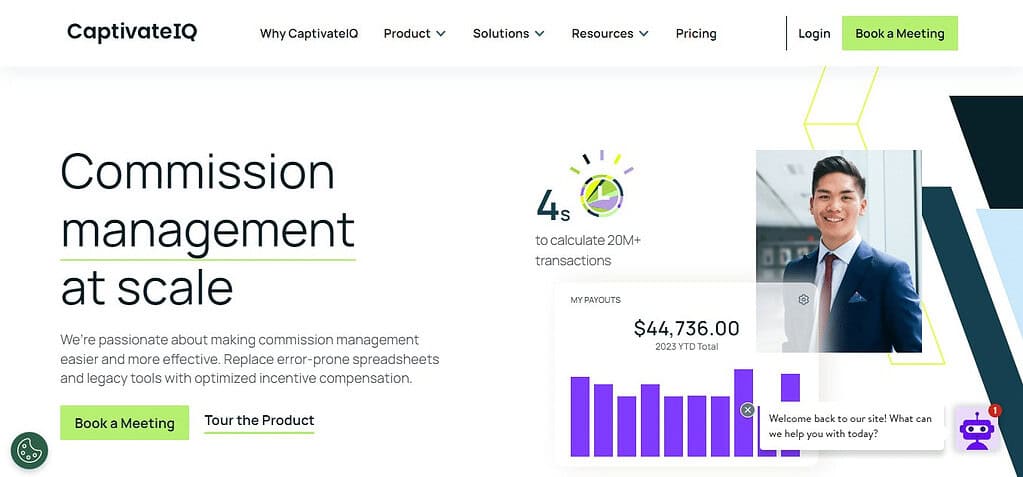 CaptivateIQ (Best Sales Compensation Software)