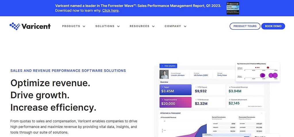 Varicent (Best Sales Compensation Software)
