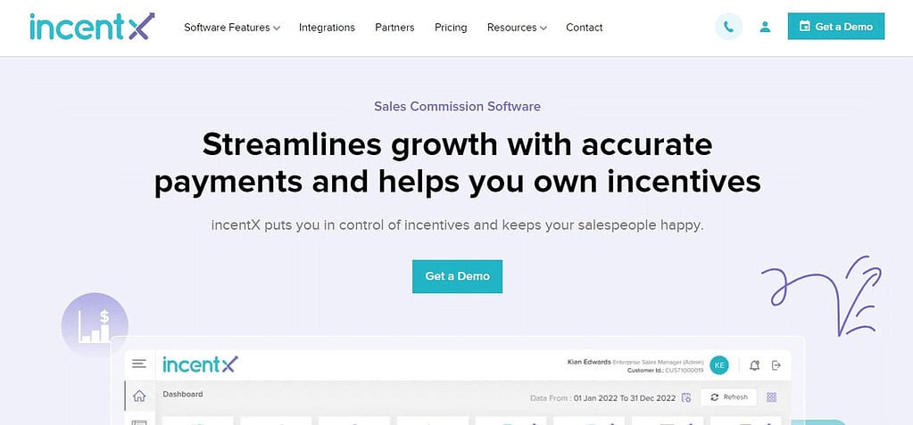 incentX (Best Sales Compensation Software)