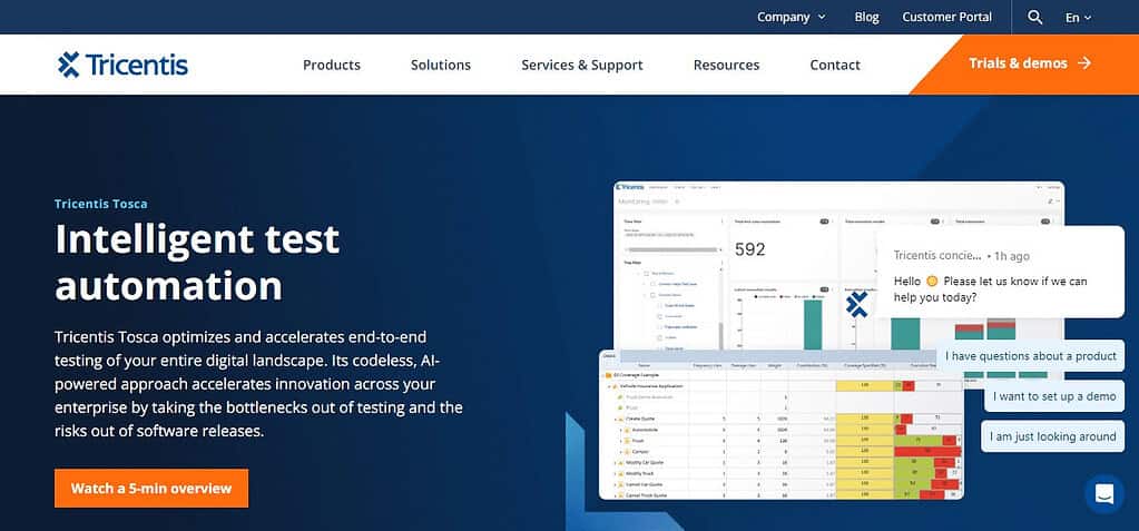 Tricentis Tosca (Best Software Testing Tools)