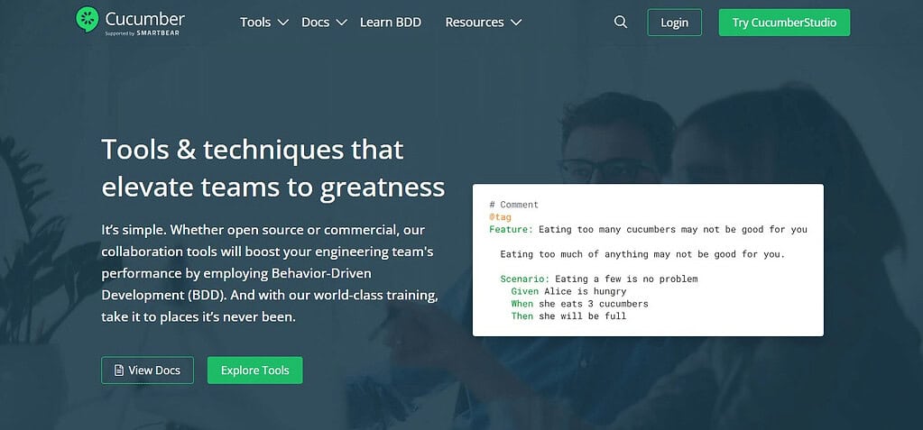 Cucumber (Best Software Testing Tools)