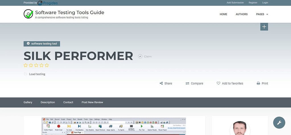 SilkPerformer (Best Software Testing Tools)