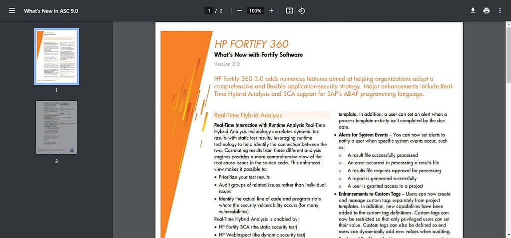 HP Fortify (Best Software Testing Tools)