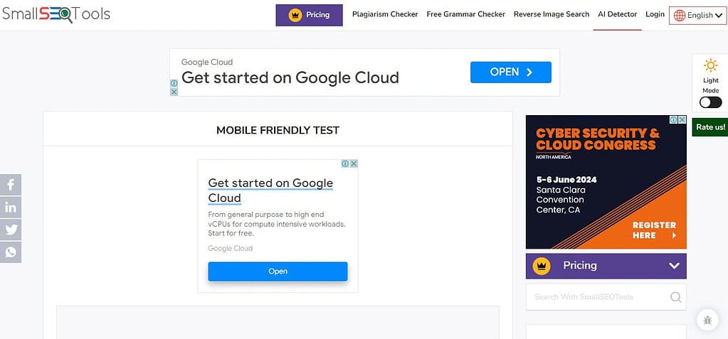 Mobile-Friendly Test