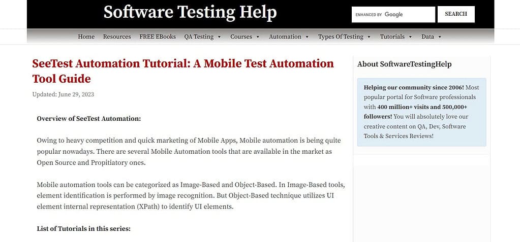 SeeTestMobile