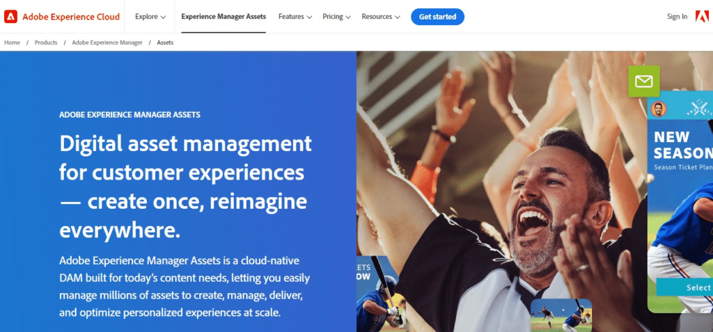 Adobe Experience Manager Assets (Best Digital Asset Management Software )