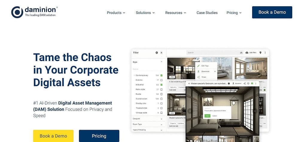 Daminion (Best Digital Asset Management Software )
