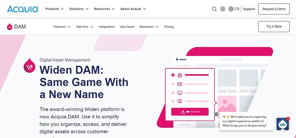 Acquia DAM (Best Digital Asset Management Software )