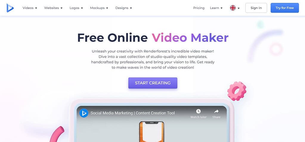 Renderforest Video Maker