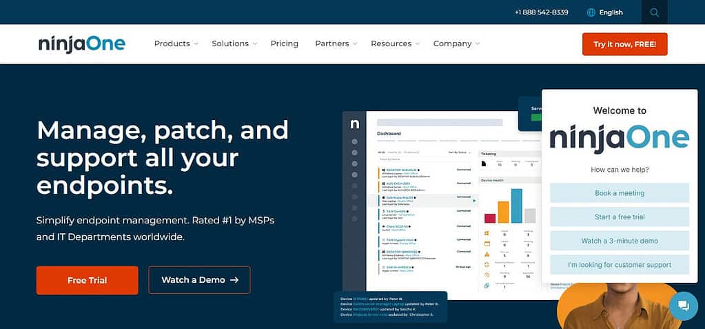 NinjaOne (Best Digital Asset Management Software )