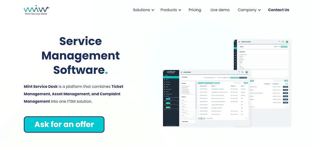 Mint Service Desk