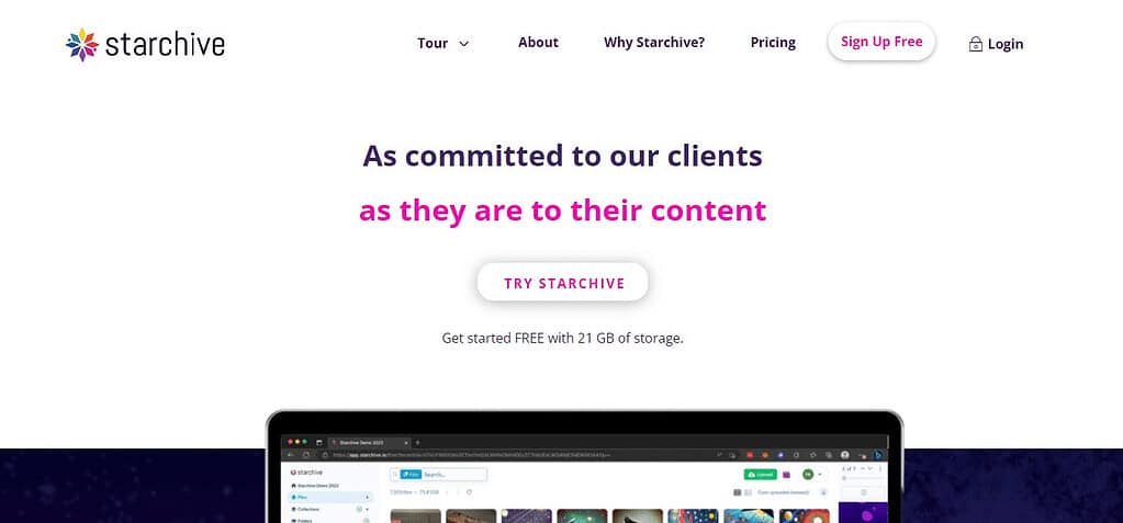 Starchive (Best Digital Asset Management Software )