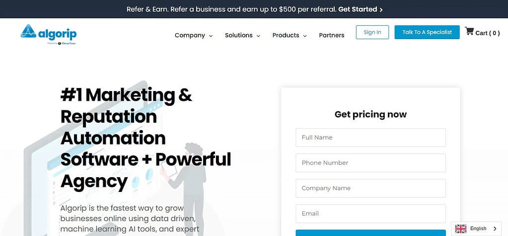 Algorip (Best Review Management Software )