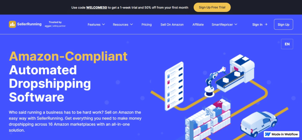 SellerRunning (Best Drop Shipping Software)