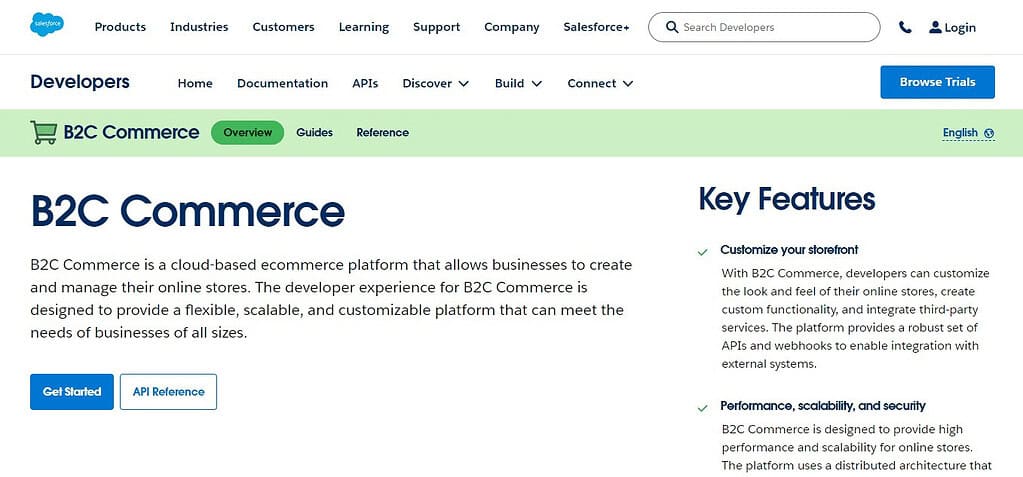 Salesforce Commerce for B2C