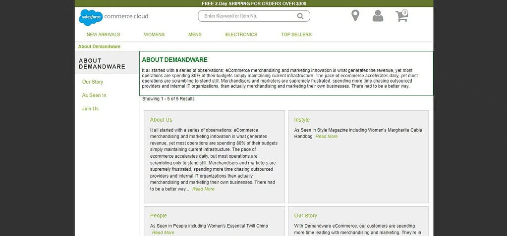 Demandware (Best E-Commerce Platforms)