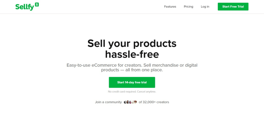 Sellfy (Best E-Commerce Platforms)