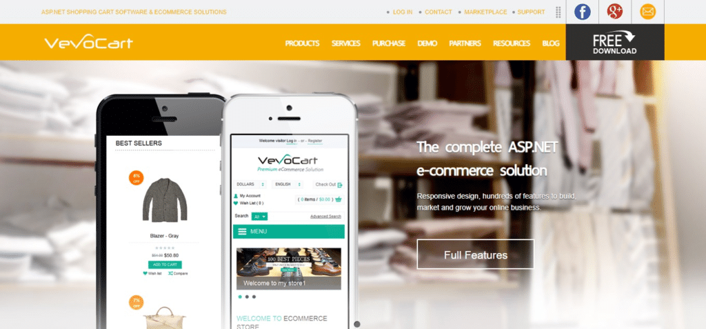 evoCart (Best E-Commerce Platforms)