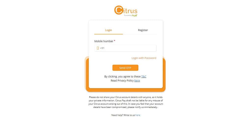 Citrus Payment Gateway