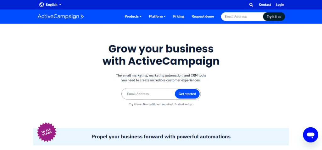 ActiveCampaign for marketing