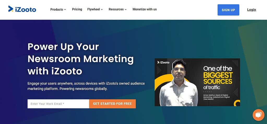 iZooto (Best E-Commerce Personalization Software)