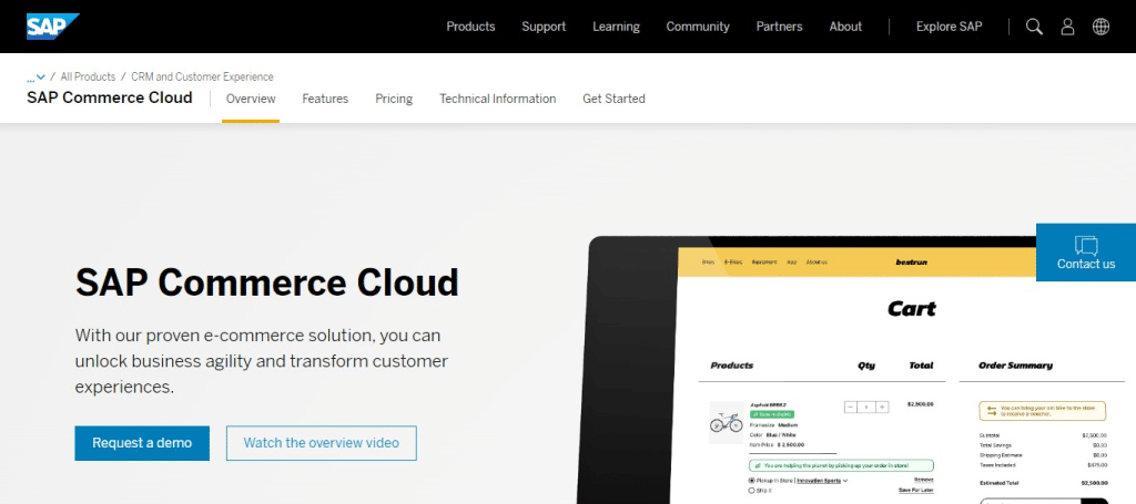 SAP Commerce Cloud