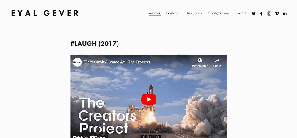 LAUGH BY EYAL GEVER