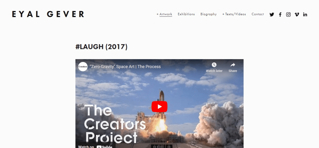 LAUGH BY EYAL GEVER