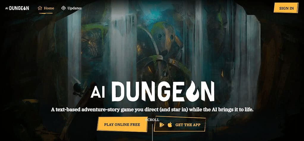 AI Dungeon (Best Ai Joke Generator Tools To Laugh Out Loud)