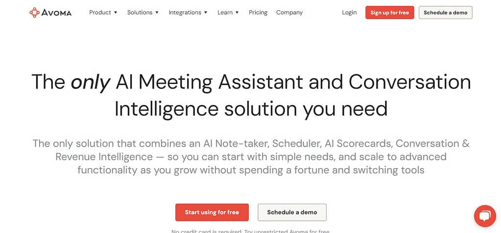 Avoma (Best Ai Tools In Singapore)