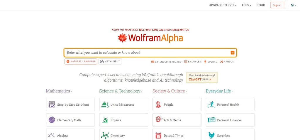 WolframAlpha