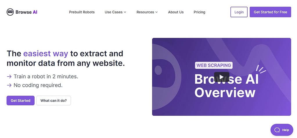 Browse AI (Best Ai Tools In UAE)