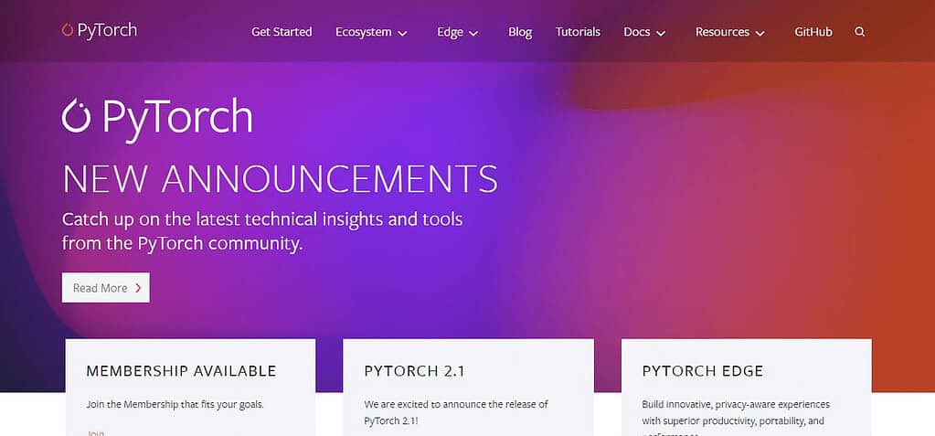 PyTorch (Best Ai Tools In UAE)