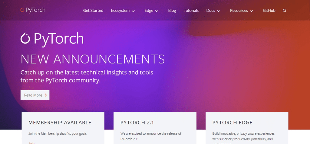 PyTorch (Best Ai Tools In UAE)