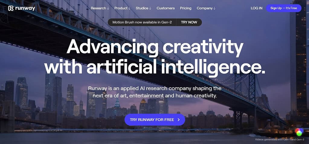 RunwayML (Best Ai Tools In Australia)