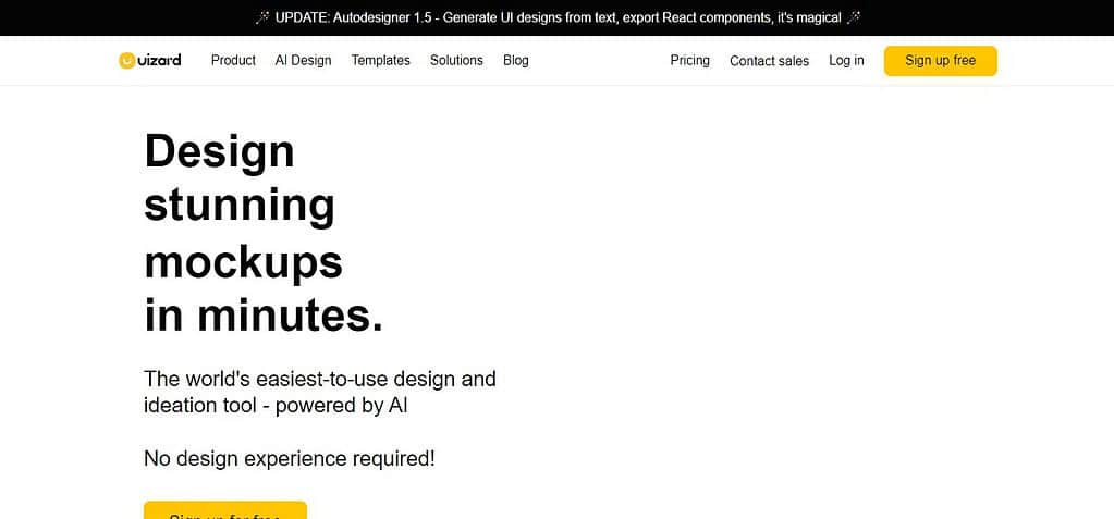 Uizard (Best Ai Tools In Australia)