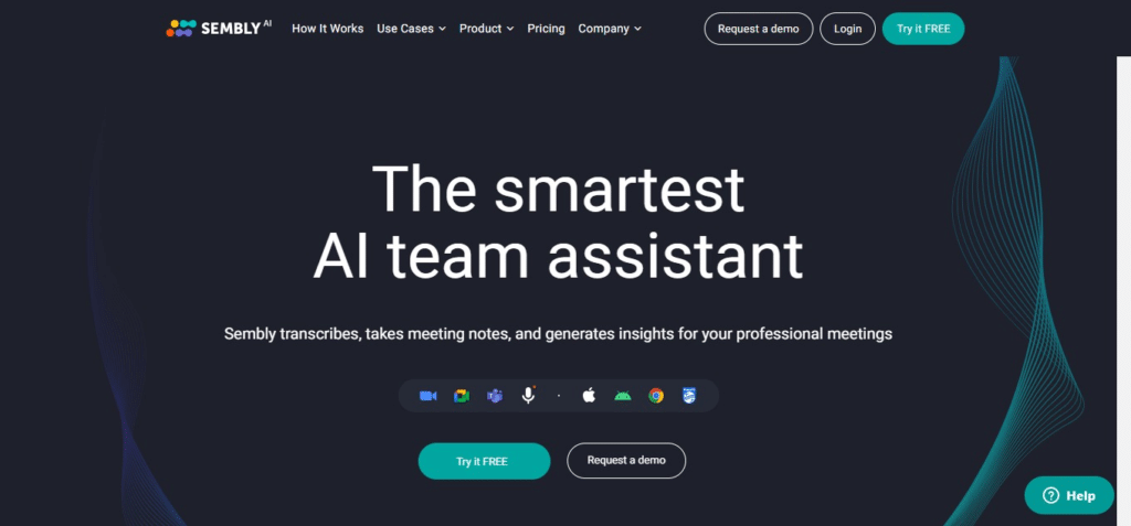 Sembly AI  (Best Ai Tools In Australia)