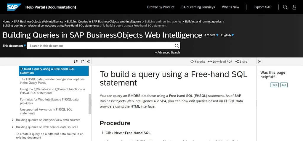 FreeHandSQL
