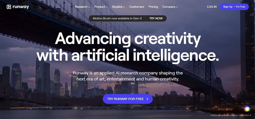 RunwayML (Best Ai Tools In Japan)