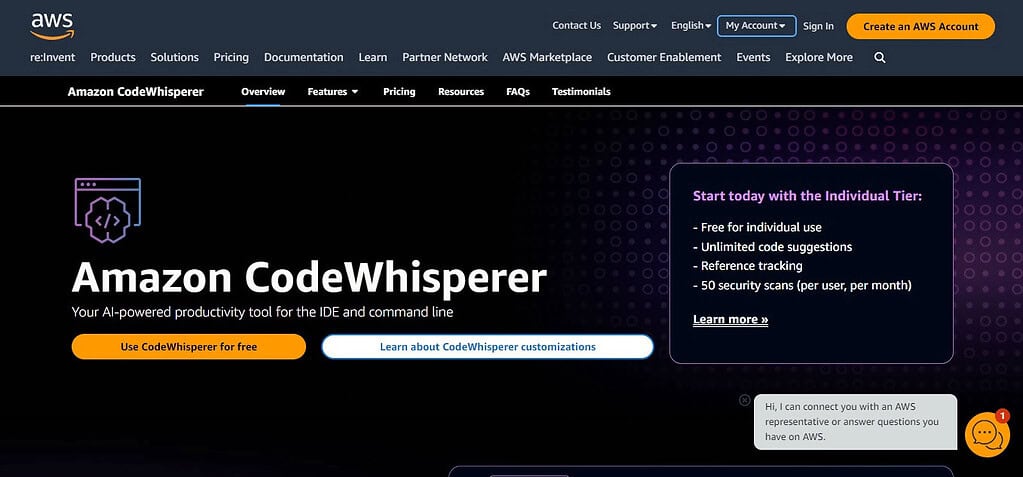 Amazon CodeWhisperer