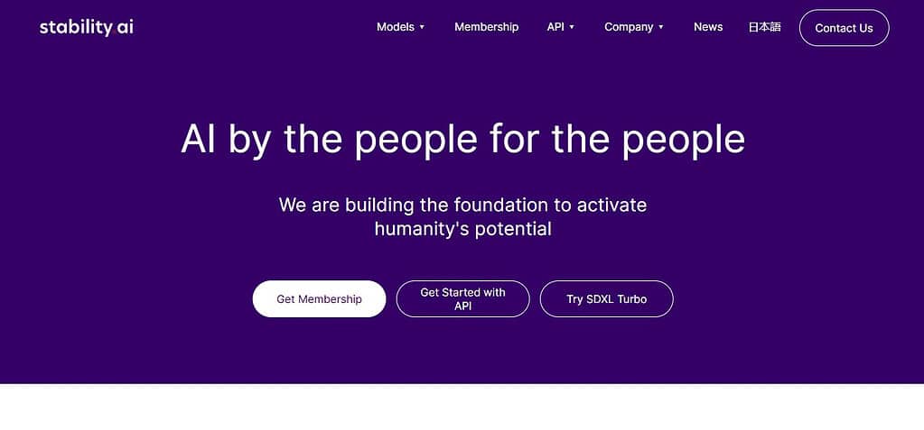 Stability AI (Best Ai Companies List)
