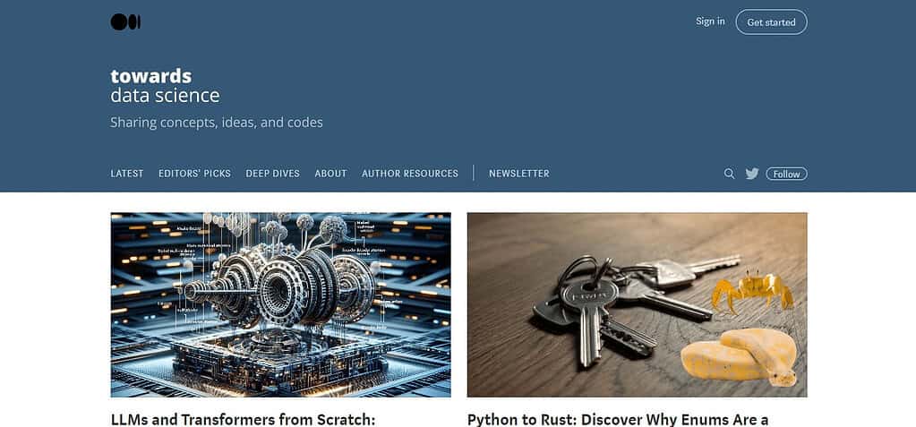 Towards Data Science (Best Ai News Blogs)