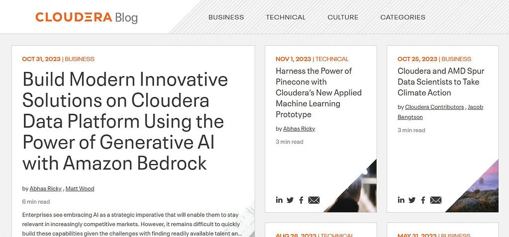 Cloudera Blog