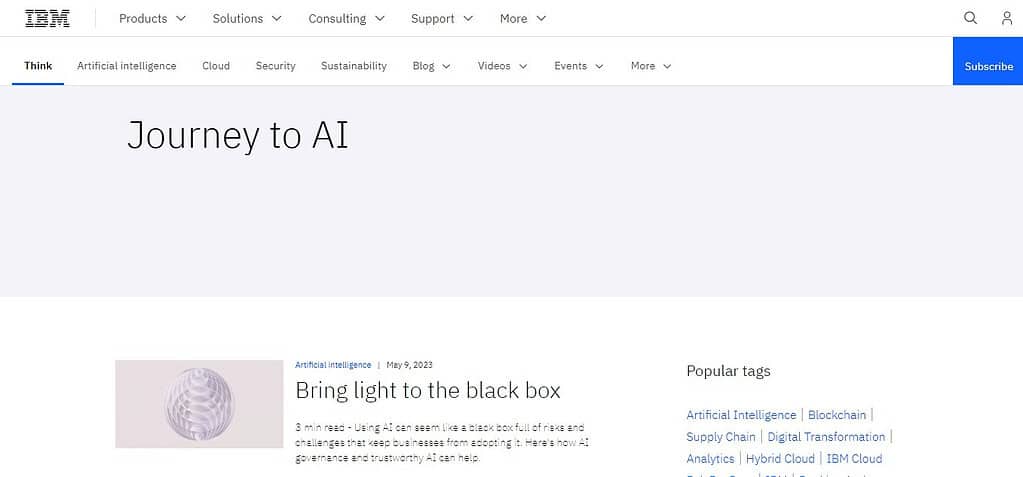 IBM » Journey to AI Blog