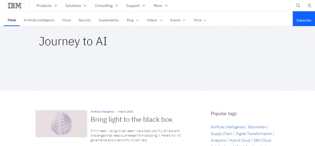 IBM » Journey to AI Blog